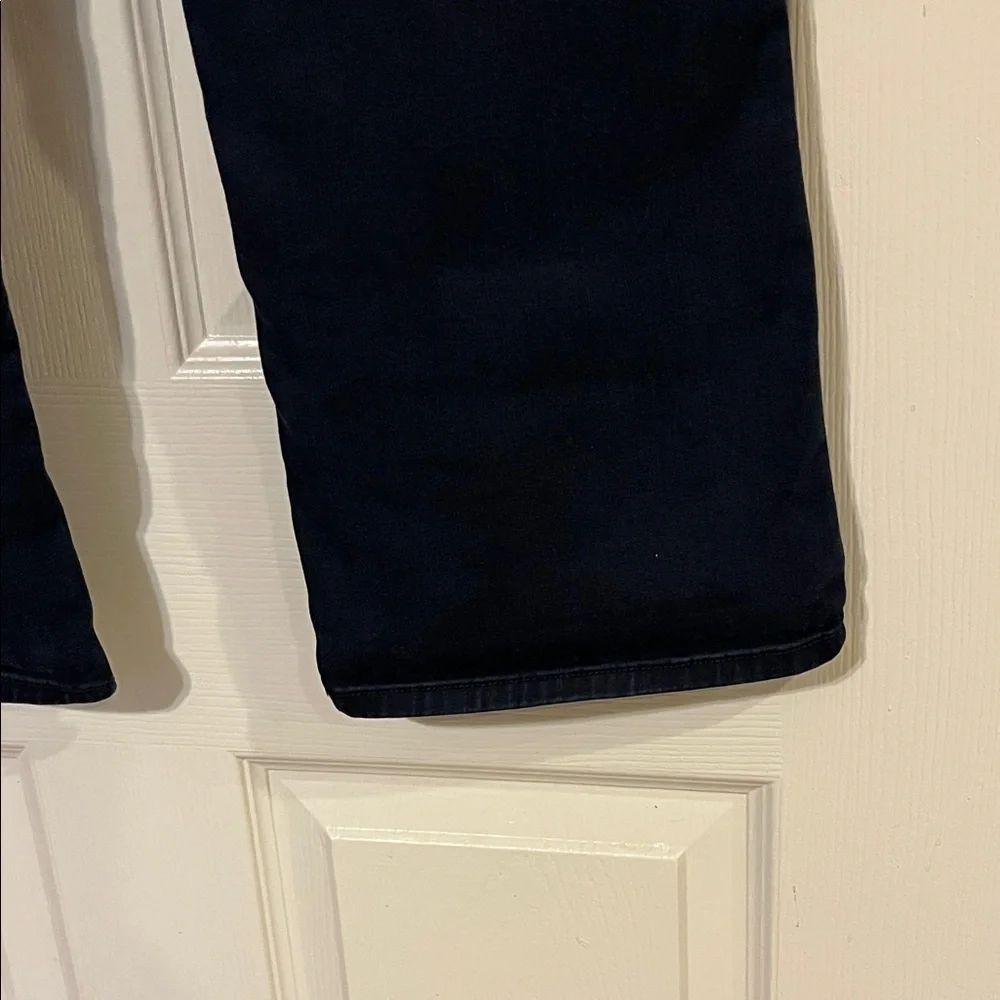 Gloria Vanderbilt Dark Blue Denim Bootcut Jeans 14 Petite - Picture 4 of 5